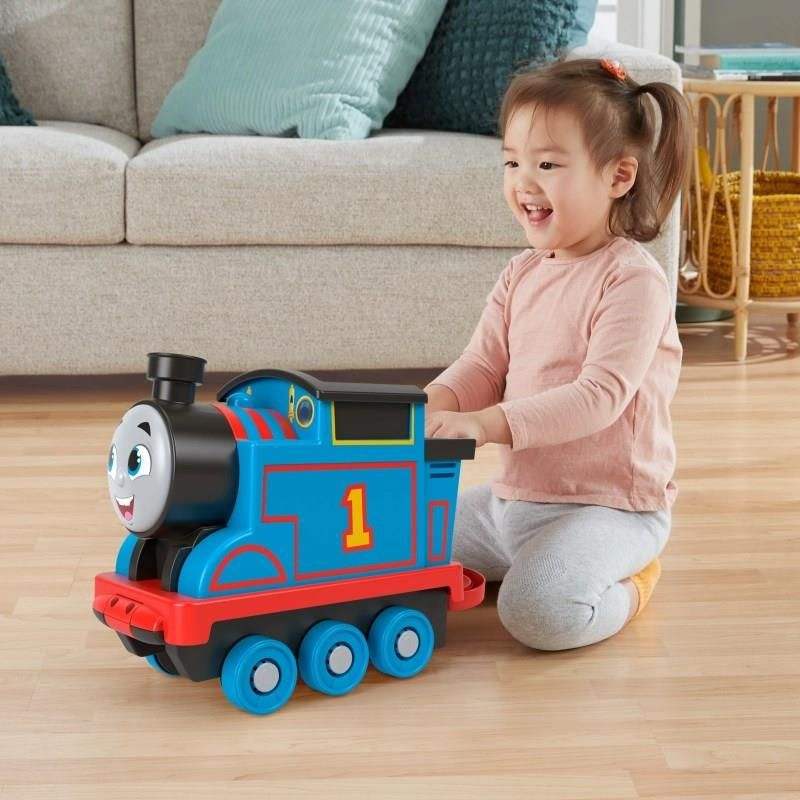 Fisher-Price Tomek i Przyjaciele Duży Tomek do ciągnięcia HHN32 - zdjęcie 1 Fisher-Price Tomek i Przyjaciele Duży Tomek do ciągnięcia HHN32