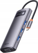 Zdjęcie Baseus Hub 7W1 Usb-C 3X Usb Hdmi Vga Rj45 (Wkwg040013) - Sompolno