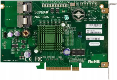 Supermicro SuperMicro 3Gb/s Eight-Port SAS Internal RAID Adapter (AOC-USAS-L8I)