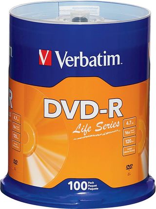 Verbatim Dvd-r x16 L 100szt cake box