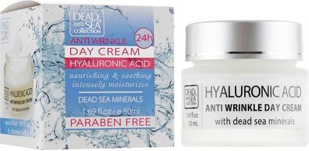 Krem Dead Sea Collection Przeciwzmarszczkowy Hyaluronic Acid Antiwrinkle Day Cream na dzień 50ml