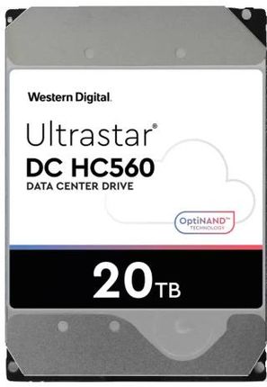 Western Digital Ultrastar Dc Hc560 3.5'' Hdd 20Tb 7200Rpm Sata 6Gb/S 512Mb WUH722020BLE6L4 (0F38785)