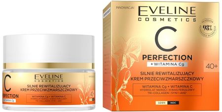 Krem Eveline Cosmetics C-Perfection Silnie Rewitalizujący Przeciwzmarszczkowy 40+ na dzień i noc 50ml