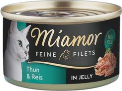Miamor Feine Filets Karma Z Tuńczykiem I Ryżem Dla Kota Puszka 100G