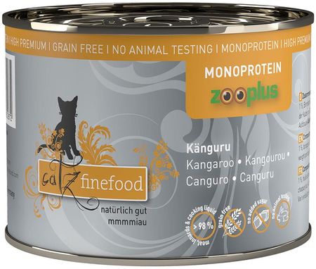 Catz Finefood Monoproteinowa Kangur 6 X 200 G