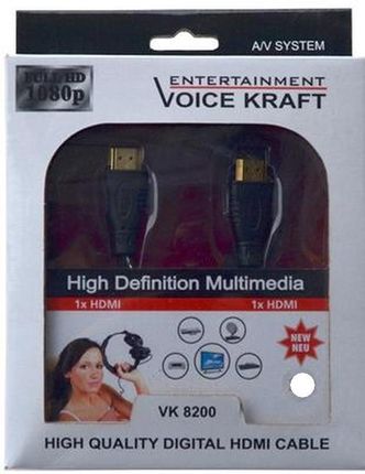 Voice Kraft Kabel Vk Hdmi-Hdmi 1,5 M Hd Multimedia