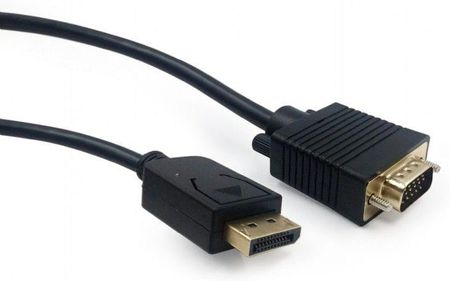 Kabel GEMBIRD CCP-DPM-VGAM-6 (D-Sub (VGA) M - DisplayPort M; 1,8m; kolor czarny)