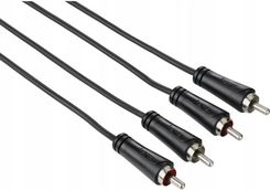 Zdjęcie Hama Kabel 2x Cinch - 2x Cinch Rca M/M 0,75m Ekran (122271) - Strzegom