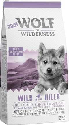 Little Wolf Of Wilderness Junior Wild Hills 400G