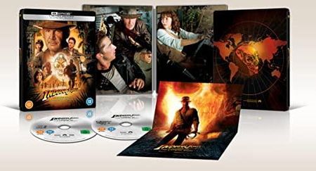 Indiana Jones And The Kingdom Of The Crystal Skull (Indiana Jones i Królestwo Kryształowej Czaszki) (steelbook) [Blu-Ray 4K]+[Blu-Ray]