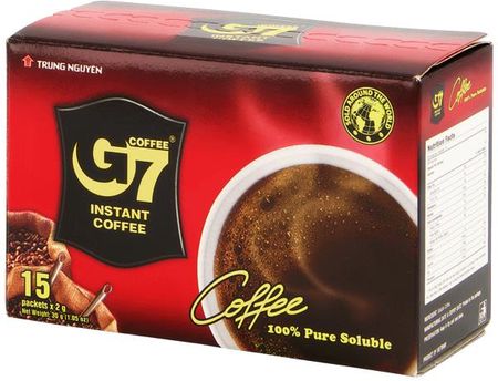 Kawa instant G7 100% Pure Coffee, saszetki 1w1 (15 x 2g) 30g - Trung Nguyen