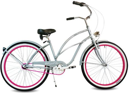 Royalbi Beach Cruiser Pink Panther Damski Szary Różowy