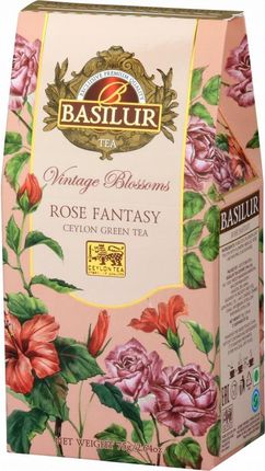 Basilur Rose Fantasy zielona herbata Róża Hibiskus