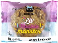 Zdjęcie CIASTKO WEGAŃSKIE Z KOLOROWYMI DRAŻETKAMI CZEKOLADOWYMI I WANILIĄ BEZGLUTENOWE BIO 50 g - KOOKIE CAT - Mieroszów