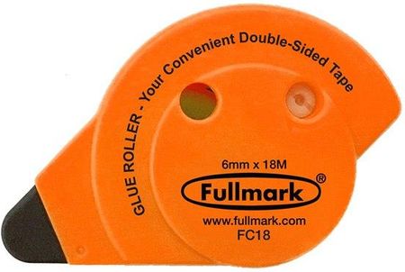 Fullmark Klej w taśmie permanentny, fluorescencyjny pomarańczowy, 6mm x 18m, (SGTFCHB18)