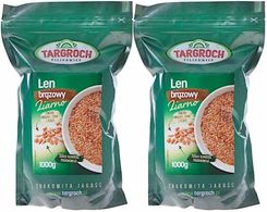 Tar-Groch-Fil Sp. J. 2 x Len Brązowy Ziarno, Siemię lniane brązowe, Nasiona lnu 1 kg - Targroch