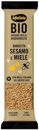 Mielizia | Gandola Biscotti Spa, Via Lavoro E Industria 1041, 25030 Rudiano (Bs) Italia Baton sezamowy z miodem BIO 25 g Mielizia