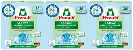 Frosch Sodowe Tabletki do Zmywarek All in One 3x30Szt
