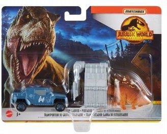 Mattel Matchbox Jurassic World Transporter Dinozaurów Stegosaurus Claw Carrier FMY31 / HBH87