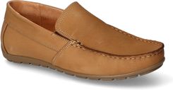 Zdjęcie Mokasyny Pan 1420 Camel nubuk - Jedwabne