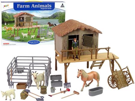 Leantoys Farma Ze Zwierzętami Koń Zestaw Do Złożenia Diy