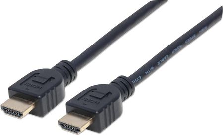 Manhattan Kabel Hdmi/Hdmi V2.0 M/M Ethernet 3D4K Czarny Cl3 2M