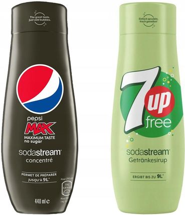 Zestaw syrop SodaStream 7UP zero Pepsi MAX