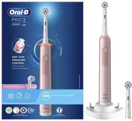 Szczoteczka elektryczna Oral-B Pro3 3400N Pink