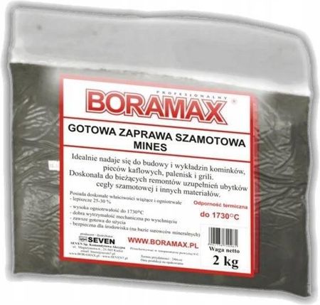 Boramax Gotowa Zaprawa Szamotowa 2kg