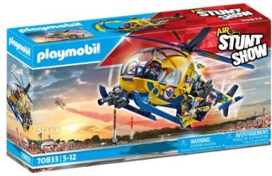 Playmobil 70833 Akrobacje lotnicze Pokaz filmowy Załoga filmowa Helikopter