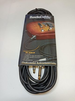 Kabel instrumentalny RockCable 30206 D6 jack-jack 6m