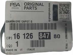 Zdjęcie 1612684780 ZAWIAS POKRYWY SILNIKA ORYGINAŁ OE PSA - Myślenice