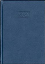 Zdjęcie Kalendarz książkowy KRESKA A5 Info dzienny 2023 - granatowy - Nowe Brzesko