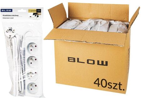 Blow Przedłużacz Pr-470P 1,5m 3X1,5 Biały 98514