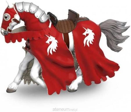 Papo Koń Czerwonego Rycerza Z Włócznią