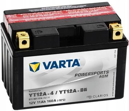 Varta Akumulator Yt12A-Bs 11Ah 160A