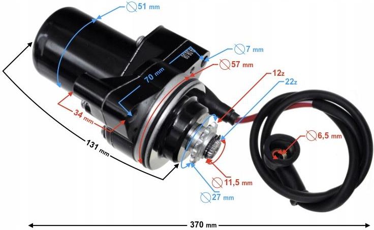Moretti Rozrusznik Motorower 50/80Cc 12/22 Zębów 139Fmb
