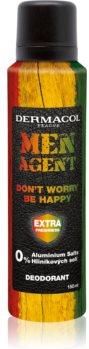Dermacol Men Agent Don´T Worry Be Happy Dezodorant W Sprayu Bez Zawartości Aluminium 150 Ml