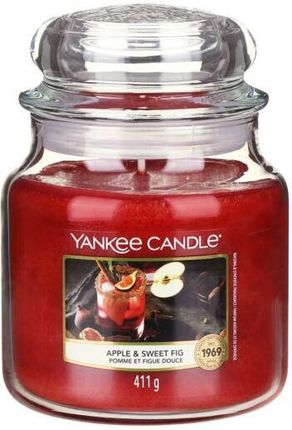 Yankee Candle Świeca Zapachowa W Słoiku Apple & Sweet Fig 411 G 7603462179549
