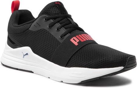 Sneakersy PUMA - Wired Run 373015  21 Puma Black/High Risk Red