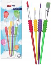 Zdjęcie Easy Pędzle Szkolne 4Szt Brush Set Kids - Mrocza