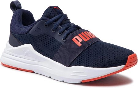 Sneakersy PUMA - Wired Run Ps 374214 21 Peacoat/Puma Red