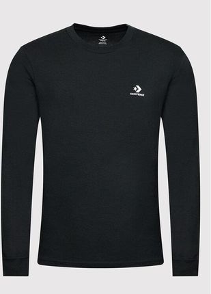 Converse Longsleeve Unisex Go-To 10023872-A02 Czarny Standard Fit