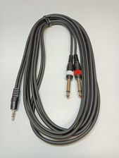 Zdjęcie Kabel audio RockCable 20914 D4 mały jack stereo-2x jack mono 3m - Limanowa