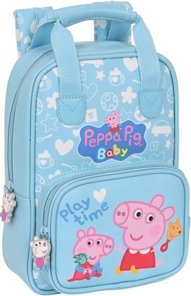 Peppa Pig Plecak Dziecięcy Baby Jasnoniebieski 20X28X8Cm