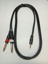 Zdjęcie Kabel audio RockCable 20912 D4 mały jack stereo-2x jack mono 1,5m - Zakliczyn