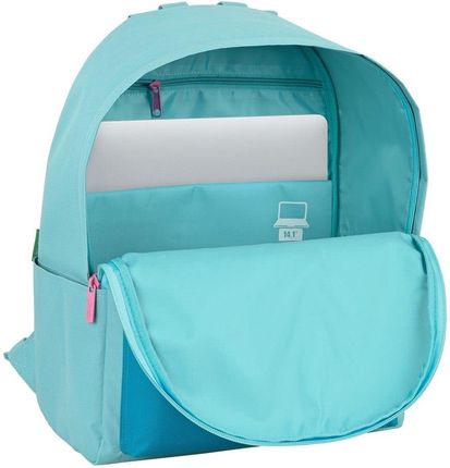 Benetton Plecak Na Laptopa Sugar Jasnoniebieski 31X40X16Cm