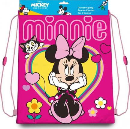 Euroswan Minnie Mouse Worek Szkolny Plecak Torba
