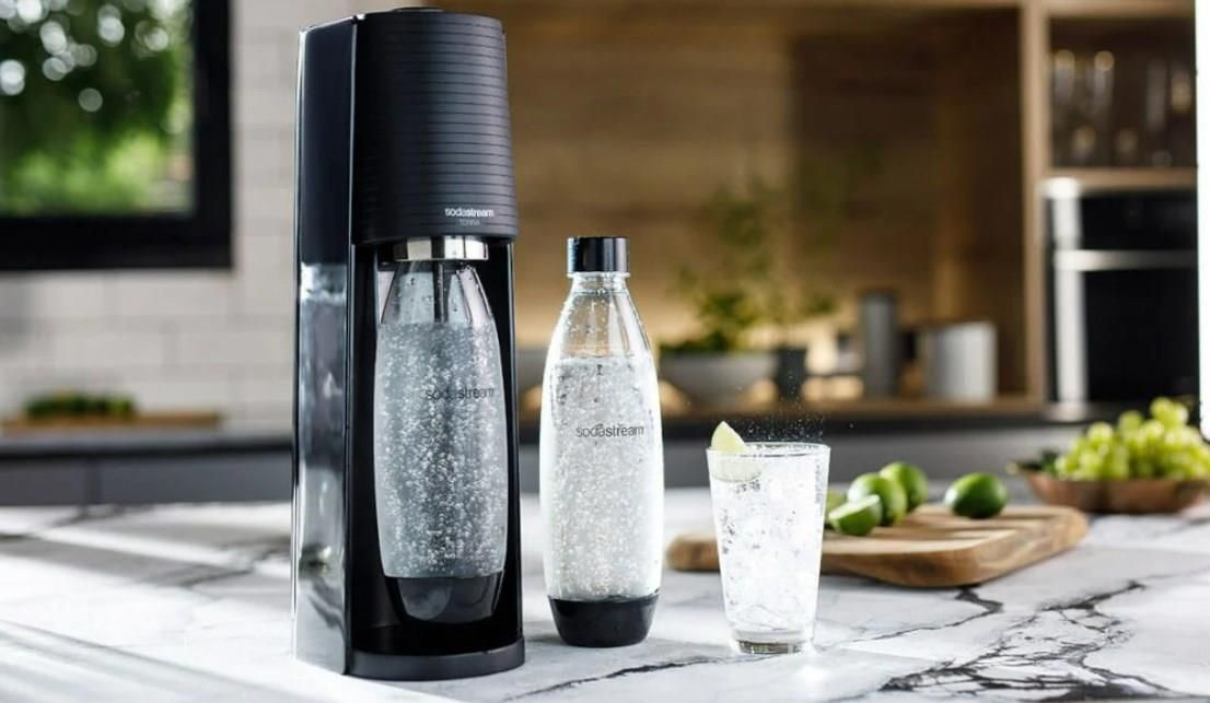 Sodastream Terra Czarny + 3 Butelki + 2 Syropy Pepsi 1012813481