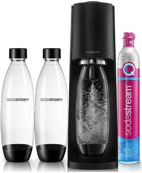 Sodastream Terra Czarny + 3 Butelki + 2 Syropy Pepsi 1012813481